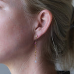 Sapphire & Diamond Earrings
