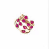 Ruby Rose Cut 2.18ct 14kt Gold Ring