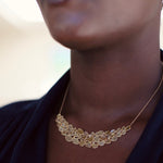 Diamond Polki & Rose Cut  14kt Gold Necklaces