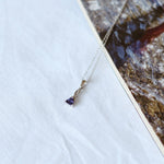 Tanzanite White Gold Necklace