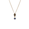Kyanite Hamsa Pendant
