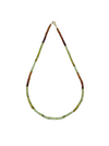 Mali Garnet Gold Plated Necklace