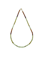Mali Garnet Gold Plated Necklace