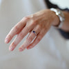 Tanzanite & Diamond White Gold Ring