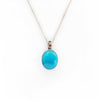 Turquoise Gold & Silver Pendant