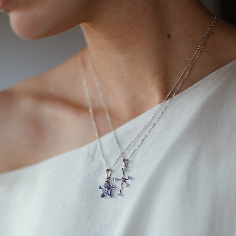Southern Cross Tanzanite Necklace