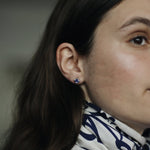 Tanzanite White Gold Stud Earrings