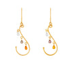 Sapphire Briolette Multi Coloured Drop Earrings