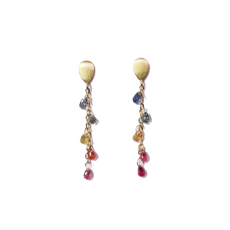 Sapphire Drop Earring