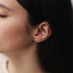 Sapphire Drop Earring