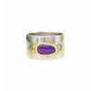 Sugilite Gold & Silver Ring
