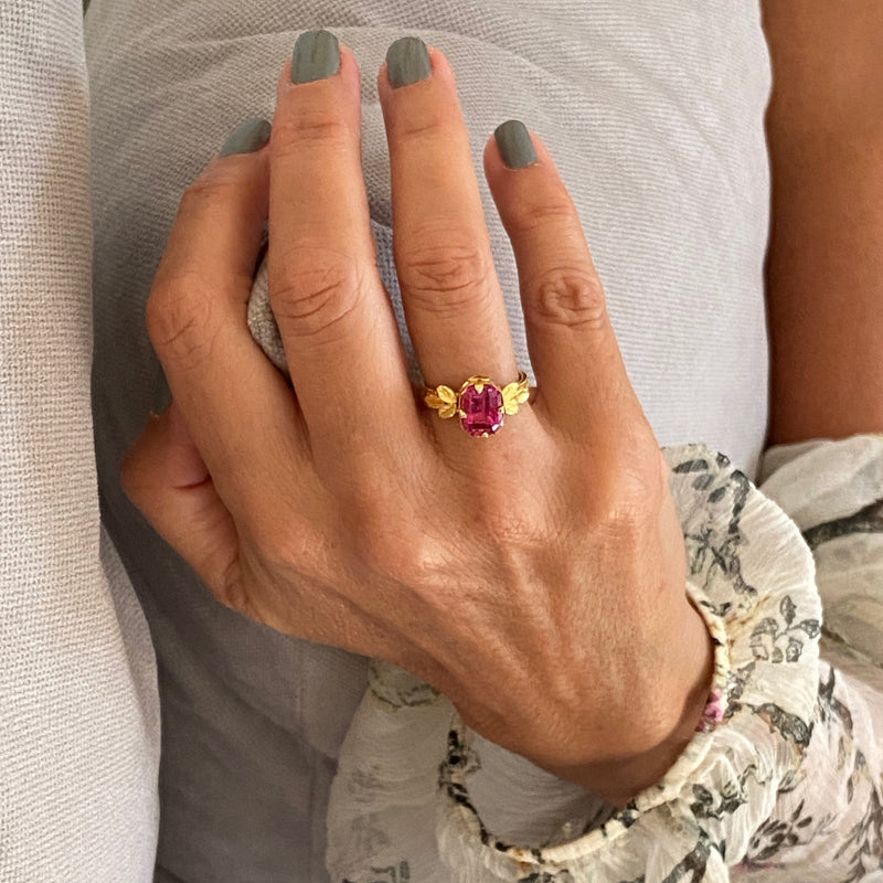Rubellite Dress Ring