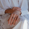 Tanzanite Marquis Silver Ring