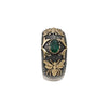 Emerald Silver & Gold Ring
