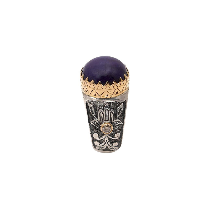 Sugilite & Diamond Ring