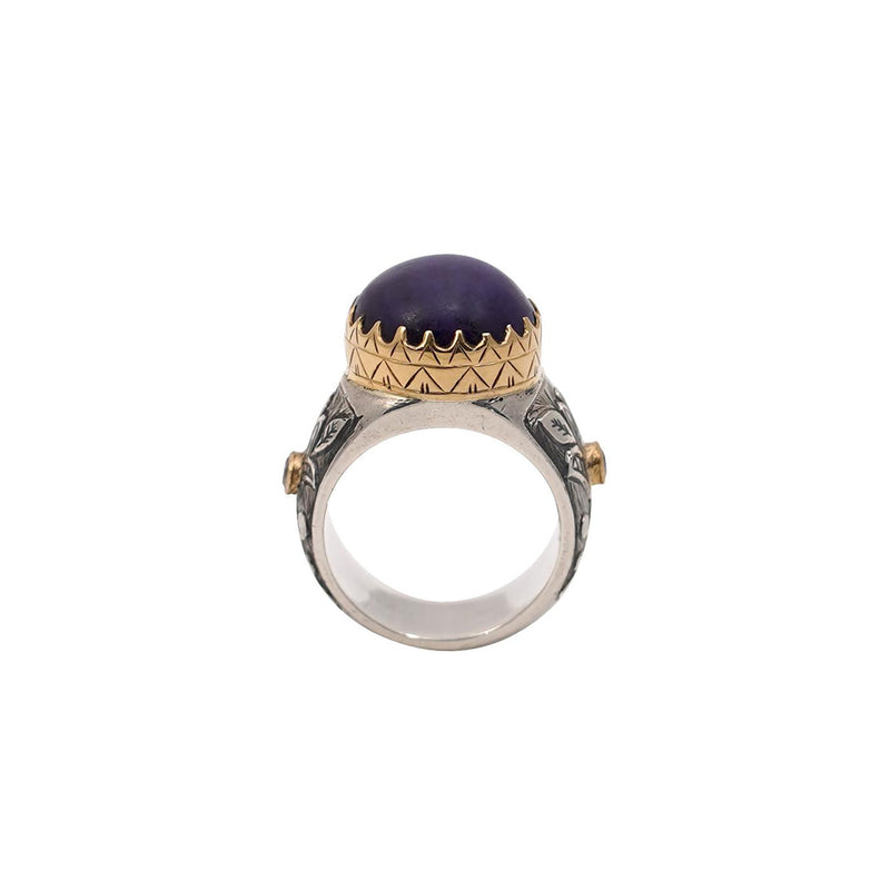 Sugilite & Diamond Ring