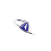 Tanzanite Trillion 1.00 carat White Gold Ring