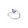 Tanzanite Trillion 1.00 carat White Gold Ring