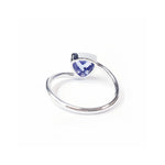 Tanzanite Trillion 1.00 carat White Gold Ring