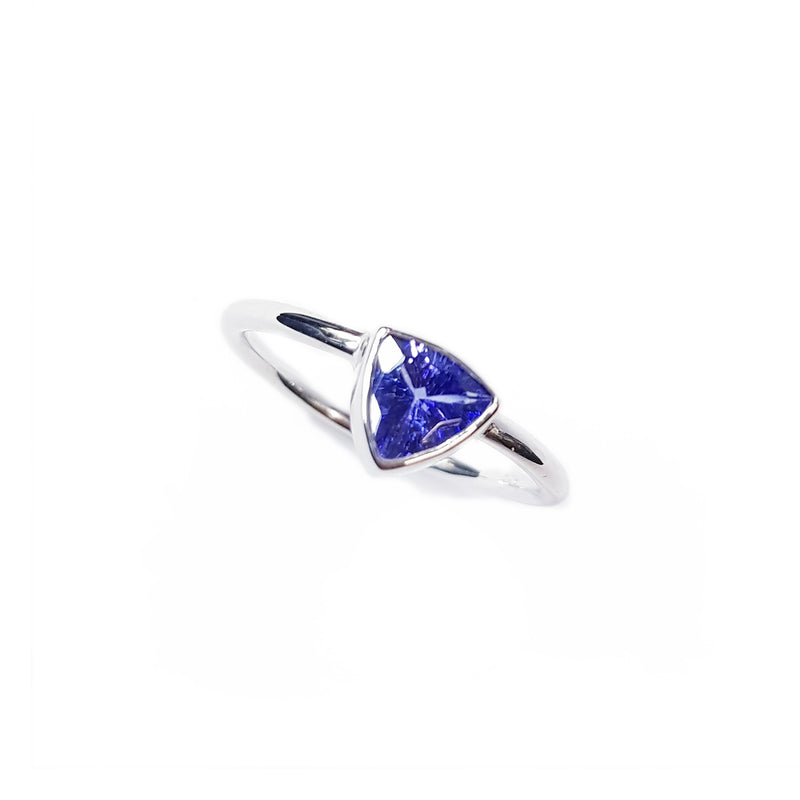 Tanzanite White Gold Ring