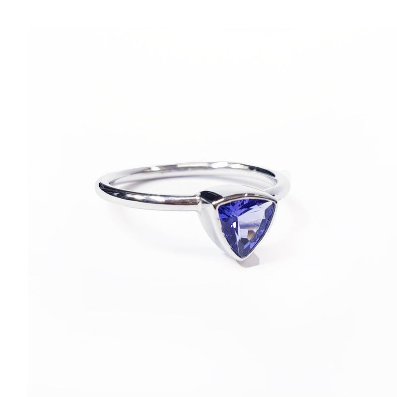 Tanzanite White Gold Ring