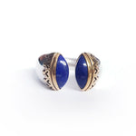 Lapis Silver & Gold Ring