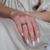 Tanzanite Silver Ring