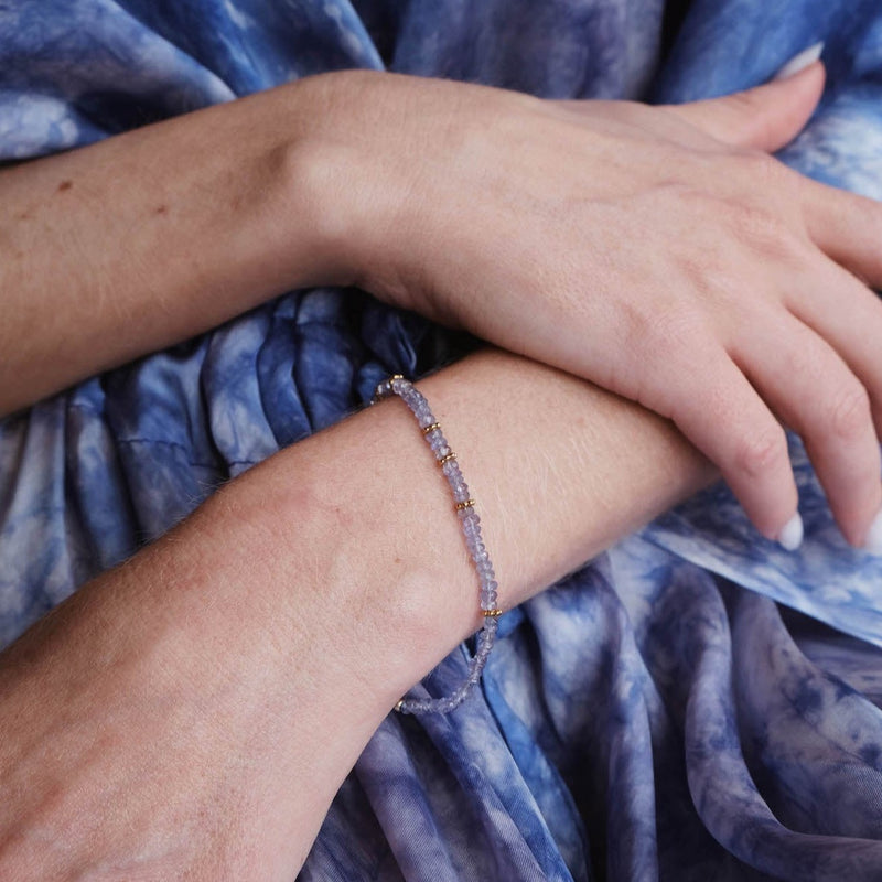 Tanzanite Gold Filled Bracelet