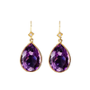 Amethyst & Diamond Earrings