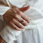 Tanzanite White Gold Ring