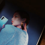 Kyanite, Ruby & Diamond Earrings
