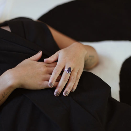 Sugilite Silver Ring