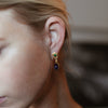 Tsavorite  & Kyanite Earrings