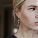 Kyanite Rubellite & Tourmaline Earrings