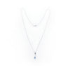 Aquamarine & Diamond White Gold Necklace