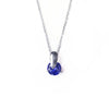 Tanzanite White Gold Necklace