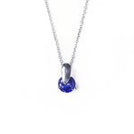Tanzanite White Gold Necklace