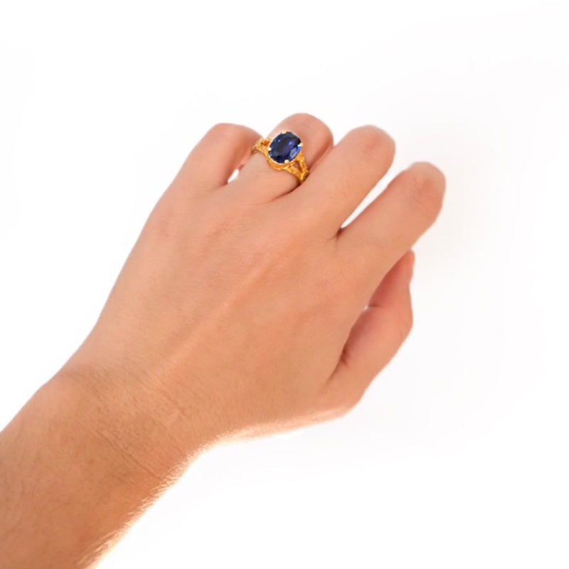 Kyanite & Diamond Dress Ring