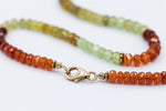 Mali Garnet Gold Plated Necklace