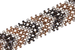 Zircon Tribal Beaded Bracelet