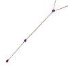 Ruby Rose Cut 1.14 carat set in 14kt Gold Necklace