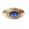 Kyanite Gold & Silver Petal Ring