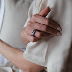 Tanzanite Silver Ring