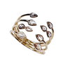 Diamond Rose Cut Gold Ring