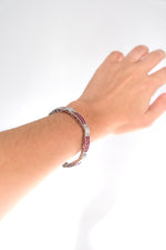 Ruby & Diamond White Gold Bracelet