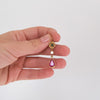 Emerald, Ruby & Diamond Earrings