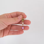 Emerald, Ruby & Diamond Earrings