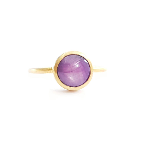 Star Ruby Gold Ring