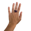 Sugilite & Diamond Ring