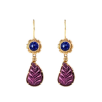 Kyanite Rubellite & Tourmaline Earrings